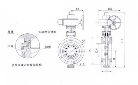 硬密封蝶閥